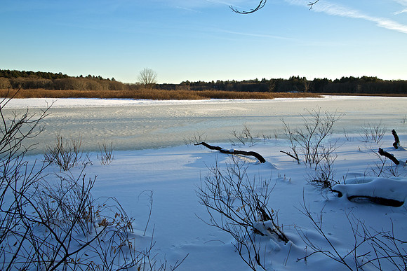 Frozen Sudbury Sunset