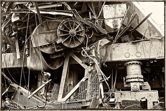 Collapsed stacker
