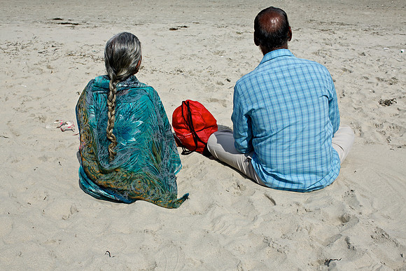 Beachgoers