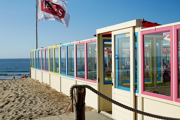 Dining on Texel Beach