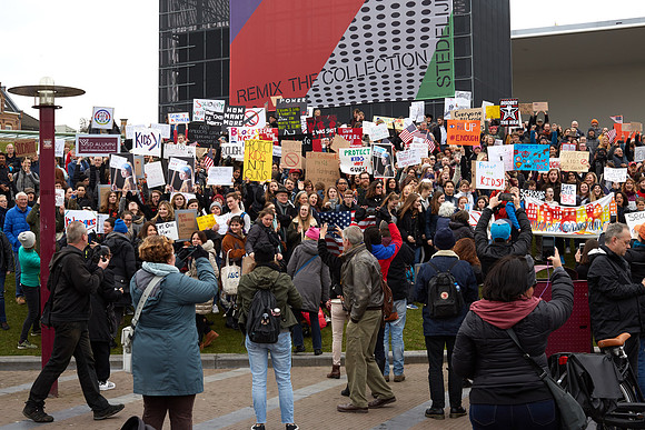 Amsterdam Gun Control Demonstration