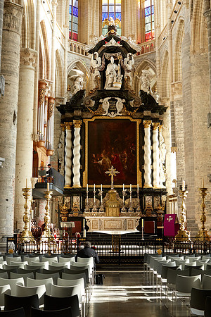 Main altar at St. Nick