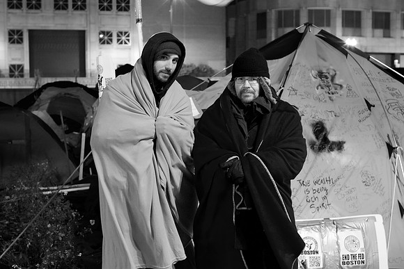 Occupy Boston Early Morning